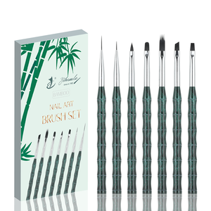 Juego de 7 Pinceles Profesionales para Uñas 2026, <span class=keywords><strong>Pincel</strong></span> para Gel Acrílico con Mango de Nailon Premium para Salón de Uñas - Product Image 1