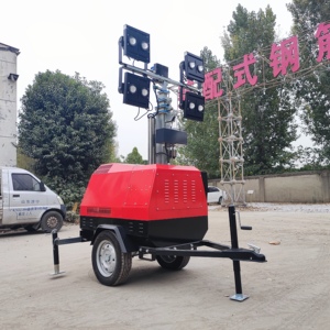 7M <strong>Light</strong> <strong>Towers</strong> <strong>Led</strong> Generator diesel 1000 Wats <strong>eiffel</strong> <strong>Tower</strong> <strong>Light</strong> 7m Mast Trailer Hydraulic <strong>Tower</strong> Towerlight - Product Image 4