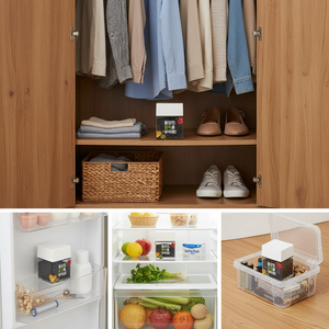 Natural Activated Carbon Deodorizer Odor Absorbing Freshener for Closet <b>Wardrobe</b> Refrigerator <b>Storage</b> Area - Product Image 3