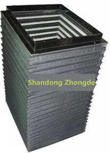 <span class=keywords><strong>Protection</strong></span> de levage de couverture rectangulaire en nylon <span class=keywords><strong>flexible</strong></span> de soufflet pour la plate-forme de levage - Product Image 2