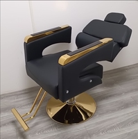 Équipement de salon moderne Mobilier de salon de beauté Chaise de barbier rotative pivotante pour la coupe de cheveux