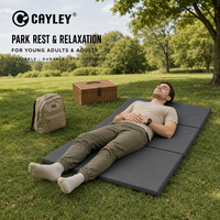 Tapis de camping pliable pour l'extérieur, matelas de couchage portable et durable pour le parc, la cour, le camping, la maison
