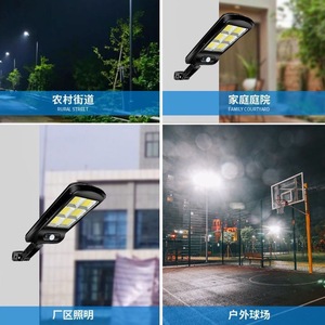Solar Led Outdoor Wall <b>Light</b> With <b>Motion</b> Sensor Remote Control Garden Yard Lighting - Product Image 3