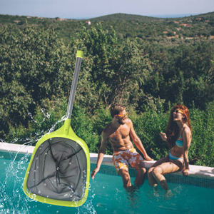 Filet d'écumoire de piscine à mailles super fines écumoire de feuilles vertes bon prix à vendre filet d'écumoire de piscine à mailles fines - Product Image 2
