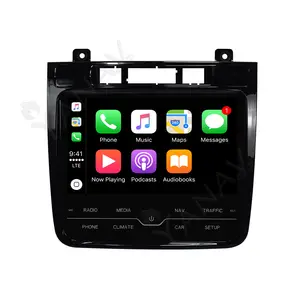 8.4 "Android oto 8 + 128GB multimedya araba radyo ses stereo alıcı Volkswagen Touareg 2011 - 2017 için kablosuz CarPlay WIFI 4G