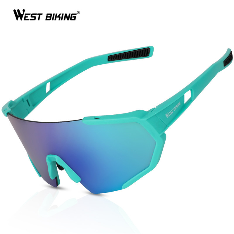 WESTBIKING 2020 Новые поляризованные дизайнерские очки с полным покрытием, большие удобные велосипедные очки с защитой от ультрафиолета UV 400, Красочные уличные спортивные велосипедные очки