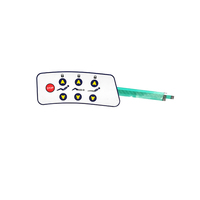 Service OEM personnalisé, Ventes directes usine, Commutateur à membrane pour équipement de télécommunication, Commutateur de commande pliable Guanghongda