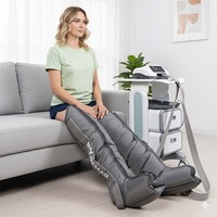 Bottes de massage à compression d'air MDR CE à 6 chambres, machine de pressothérapie pour les jambes, combinaison de massage pour drainage lymphatique complet du corps
