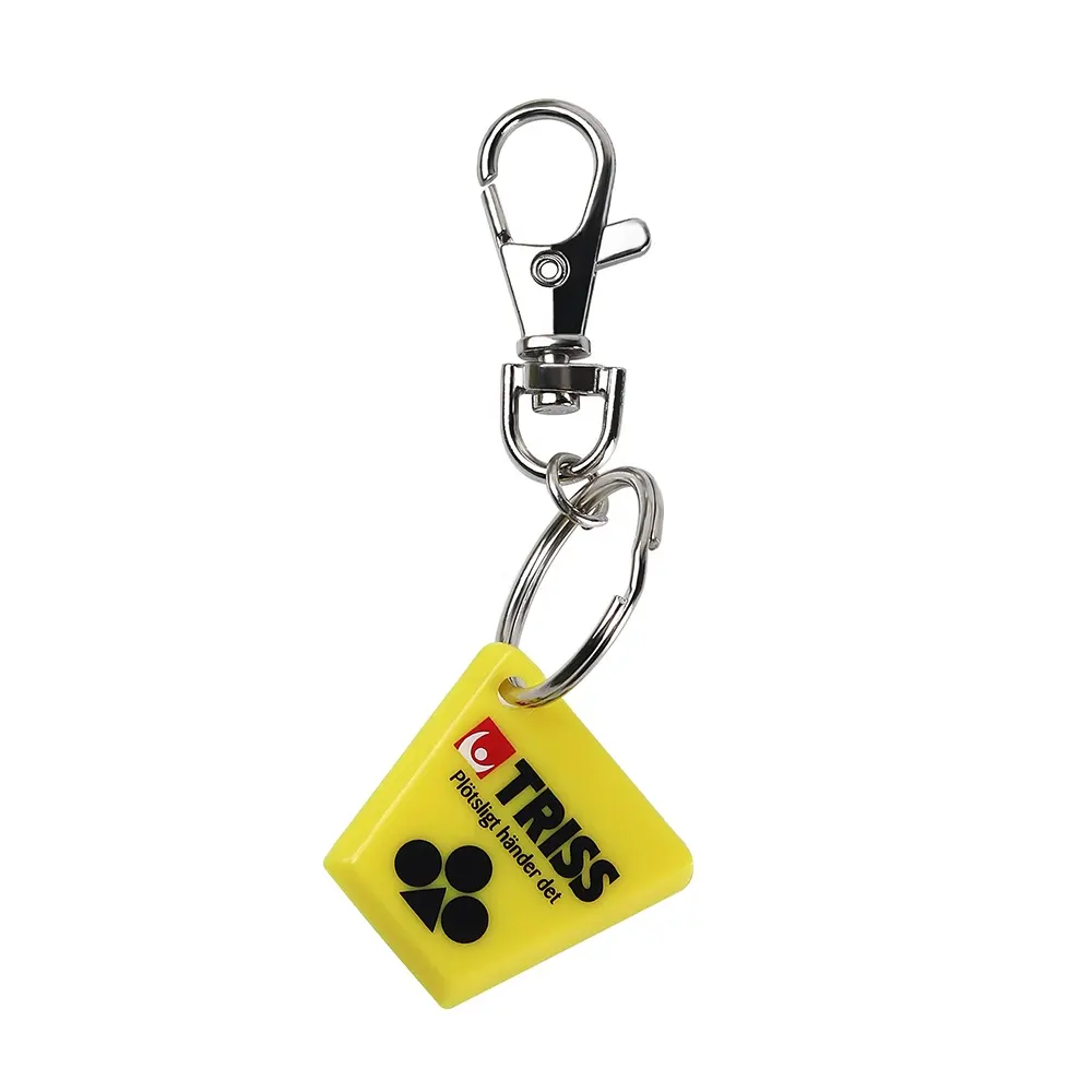 Gift Merchandise Hot Sale Custom Logo ABS Shopping Coins Plastic Key chains