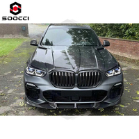 Kit carrosserie en fibre de carbone style LD pour BMW X5 G05 xDrive 40i M50i pare-chocs avant lèvre capot jupes latérales diffuseur arrière Spoiler Bodykit