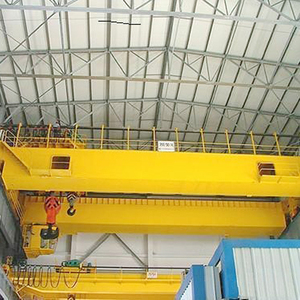 Grue à <span class=keywords><strong>pont</strong></span> à double poutre <span class=keywords><strong>de</strong></span> 5 tonnes Q355 avec chariot à treuil, fournie directement par l'usine - Product Image 5