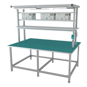 Établi personnalisé en acier aluminium-antistatique, montage facile, <span class=keywords><strong>service</strong></span> léger-idéal pour les zones <span class=keywords><strong>de</strong></span> travail <span class=keywords><strong>de</strong></span> ligne <span class=keywords><strong>de</strong></span> production au détail - Product Image 1