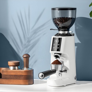 Moulin à café électrique portable et réglable en acier inoxydable avec meule à grains, pour expresso italien et cafetière à piston - Product Image 1