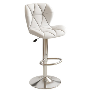Tabouret <span class=keywords><strong>de</strong></span> bar pivotant <span class=keywords><strong>de</strong></span> luxe en cuir, chaise <span class=keywords><strong>de</strong></span> <span class=keywords><strong>comptoir</strong></span> réglable en hauteur, pour hôtel, restaurant, salon et usage domestique - Product Image 2