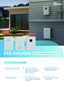 5 Jahre/10 Jahre Garantie Deye ESS 16kwh 314 Ah Batterie mit UN38.3/MSDS SE-F16 Deep Cycles 51.2V 16 kWh LiFePO4 Batterie - Product Image 5