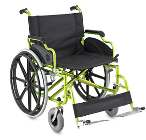 Fauteuil roulant manuel en acier avec siège de 56 cm CE ISO UKCA AOLIKE ALK951BC pour patients obèses et personnes âgées - Product Image 4