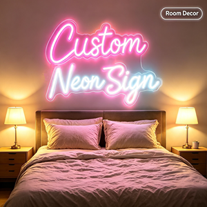 Custom Neon Sign Logo Personalized LED Business Logo Wall Sign with UV Customize Glow Picture Logo for Studio Spa Nail Bar Shop - Product Image 1