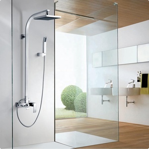 En Laiton chromé Bain Thermostatique Robinet Set Salle De Bain Douche Italienne Mélangeur - Product Image 3