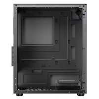 AOC Wholesale M-ATX ITX Full Tower PC Case Compact Desktop Cabinet with Fan in Stock OEM/ODM Supported Black Case