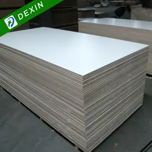 3mm 6mm 15mm 18mm Stain Resistant White Melamine Faced MDF Board Sheet for Cabinet