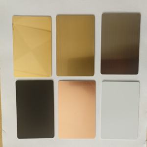 Venta caliente logotipo grabado personalizado código QR oculto NFC Metal tarjeta de visita 1K Chip Acero inoxidable NFC RFID comunicación - Product Image 4