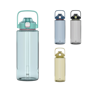 Minimalist Classic Design Plastic Water <b>Bottle</b> 2.0L Lightweight Portable Straw Handle Multi Color Options YACHUANGXIN VIETNAM - Product Image 1