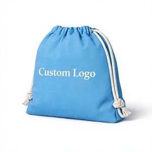 Wholesale Custom Size Eco Friendly Plain Printed Big Cotton <b>Canvas</b> Pouch <b>Drawstrings</b> Dust <b>Bags</b> With Rope custom Logo - Product Image 4