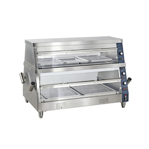 Équipement de restauration commerciale chauffe-aliments présentoir verre chauffage électrique vitrine aliments chauds poulet frit - Product Image 6