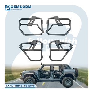 Puerta de tubo delantero de acero al carbono <span class=keywords><strong>Bronco</strong></span> todoterreno estilo OE para <span class=keywords><strong>Ford</strong></span> <span class=keywords><strong>Bronco</strong></span> 2022 2023 2024 Puertas De Medio sendero modificadas de 4 puertas - Product Image 1