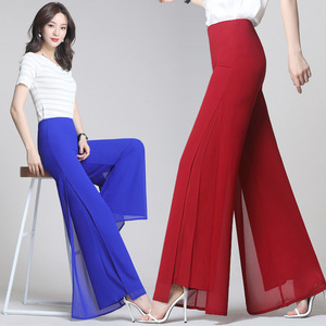 <span class=keywords><strong>Pantaloni</strong></span> da <span class=keywords><strong>Donna</strong></span> Casual Larghi Nuovo Stile Estivo in Chiffon Taglie Forti - Product Image 1