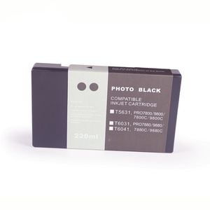 ตลับหมึกที่ใช้งานร่วมกันได้ T6041 T6049 220ที่เต็มไปด้วยหมึกพิมพ์สำหรับ EPSON STYLUS PRO 7880เครื่องพิมพ์9880 - Product Image 2