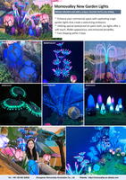Momovalley Fibre Optique Alpine Snow Flower Fiber Optic Light Elegant Winter Wonderland Décoration Garden Theme Light Shows