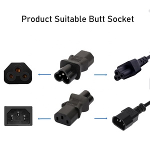 Conector Iec C13, adaptador de corriente de 16A a C6 C6-C13, extensión Pdu moldeada - Product Image 5
