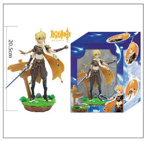 3 Styles 20CM Lumine Aether Barbara Traveler Jeu Vidéo Cos PVC Anime Figure Collect Play - Product Image 4
