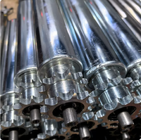 Nouvelle Ligne d'Assemblage Personnalisée à Rouleaux Motrices en Acier Inoxydable, Rouleau Non Motorisé à Pignon Galvanisé