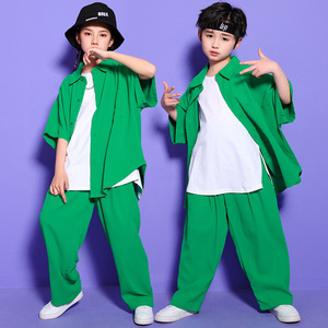 Hop ropa para niños y niñas Hop trajes hiphop moda marca baile niños drum kit niños