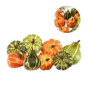 Petite citrouille artificielle réaliste de la récolte <span class=keywords><strong>d</strong></span>'automne, Mini citrouilles pour la maison, le jardin, <span class=keywords><strong>d</strong></span>écor de la récolte <span class=keywords><strong>d</strong></span>'automne, <span class=keywords><strong>d</strong></span>écor de Thanksgiving ou <span class=keywords><strong>d</strong></span>'halloween - Product Image 1