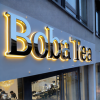 Enseigne LED 3D pour magasin, enseigne publicitaire extérieure, logo d'entreprise rétroéclairé par LED, enseigne lumineuse pour entreprise
