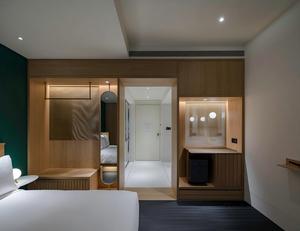 ชุดห้องนอนกำมะหยี่สไตล์โมเดิร์นสำหรับโรงแรม พร้อมการรับประกัน 5 ปี - Product Image 1