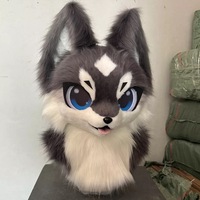 Privé personnalisé cosplay carnaval fête costume chapeaux Hirasryu Nosuke renard masque Anime spectacle cosplay mignon anime animal chapeaux