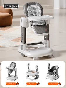 <span class=keywords><strong>Chaise</strong></span> <span class=keywords><strong>haute</strong></span> robuste pour bébé Claf Bebe, convertible en trotteur, <span class=keywords><strong>chaise</strong></span> berçante, <span class=keywords><strong>harnais</strong></span> de sécurité à <span class=keywords><strong>5</strong></span> <span class=keywords><strong>points</strong></span>, service OEM - Product Image 2