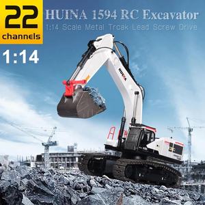 HUINA 1/14 Escala Mejorada 22 Canales <span class=keywords><strong>RC</strong></span> Metal Crawler Camión de Construcción 4 en 1 Excavadora de Aleación con Control Remoto con Luces y Sonido - Product Image 2