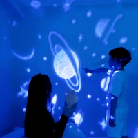 Adorable veilleuse projecteur lapin-Projection rotative à 360 °, effets d'éclairage multiples, lampe décorative pour chambre d'enfant