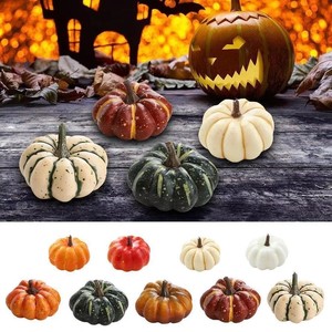 Calabazas Artificiales de Espuma, Pequeñas y Realistas, Mini Calabazas para Decoración de Otoño, Acción de Gracias, Halloween, Navidad, Graduación y Fiestas - Product Image 3