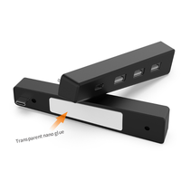 TP5-3556 Hub USB 2.0 4 in 1 untuk Konsol PS5 Slim, Aksesoris Game, 3 Port USB-A + 1 Port Type-C, Splitter, Ekspander, Ekstensi USB