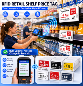 Étiquette de prix programmable RFID pour les rayons de supermarché, gestion intelligente des marchandises - Product Image 3