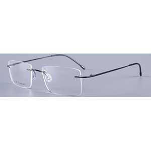 Offre Spéciale OEM logo PERSONNALISÉ sans <span class=keywords><strong>monture</strong></span> optique lunettes en titane pour hommes - Product Image 3