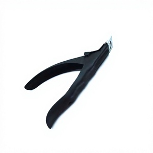Coupe-ongles professionnel de qualité pour manucure et pédicure, couleur noire, pour faux ongles en acrylique, instrument de podologie - Product Image 1