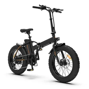 后轮毂电机电动自行车可拆卸锂电池电动自行车脂肪轮胎折叠13ah 36伏500瓦价格实惠20英寸A20扭转