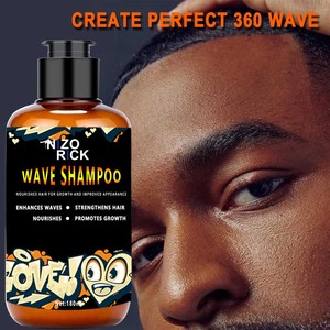 OEM/ODM 360 dalgalar yıkama şampuan jel besleyici organik biyotin geliştirmek dalgalar güçlendirmek saç büyüme teşvik - Product Image 6
